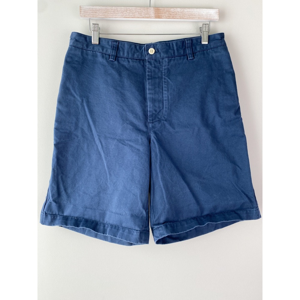 Vineyard Vines Mens Club Short 33 Navy Blue Cotton Chino Preppy Casual Coastal